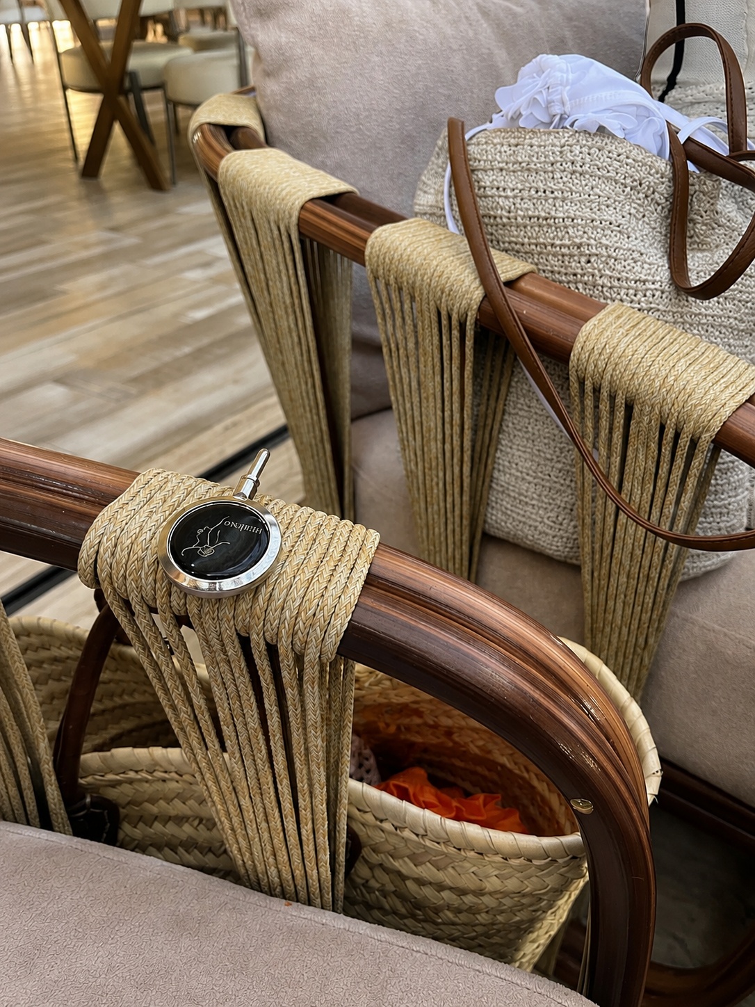 HERUNO HALO in use at a hotel